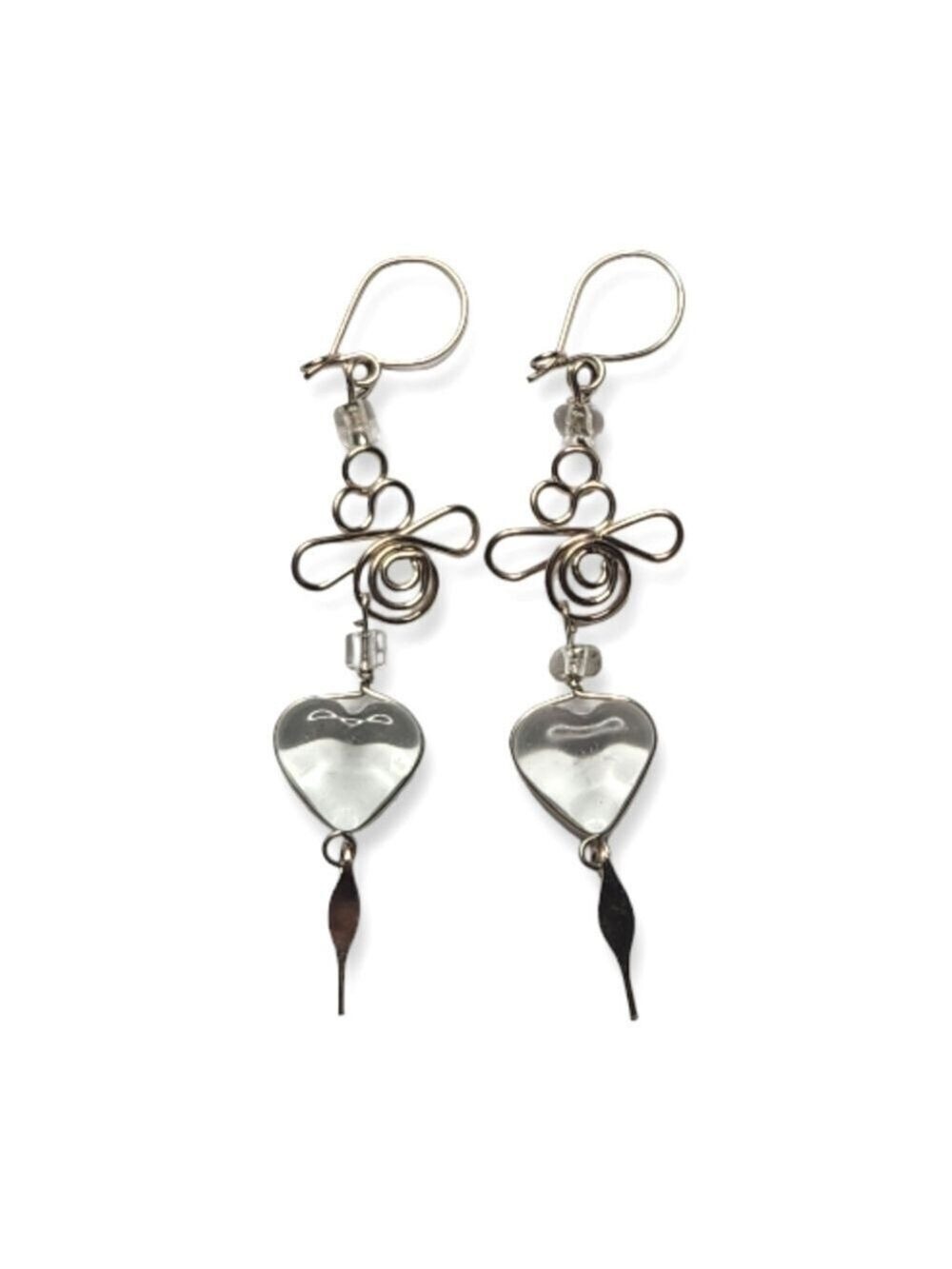 Peruvian Alpaca Silver Chandelier Earrings